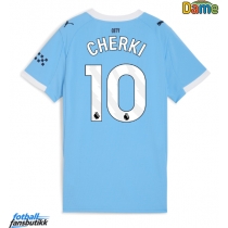 Manchester City Rayan Cherki #10 Hjemmedrakt Dame 2025-26 Kortermet